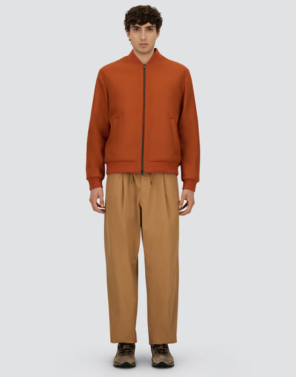 COTTON FEEL TROUSERS Camel