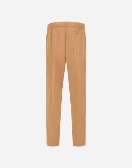 COTTON FEEL TROUSERS Camel