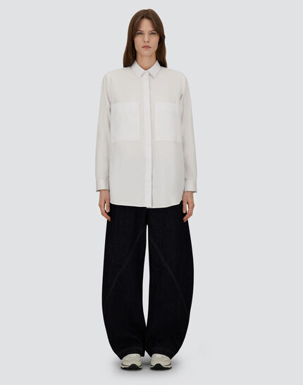 SHIRT IN PURE DENSE COTTON White