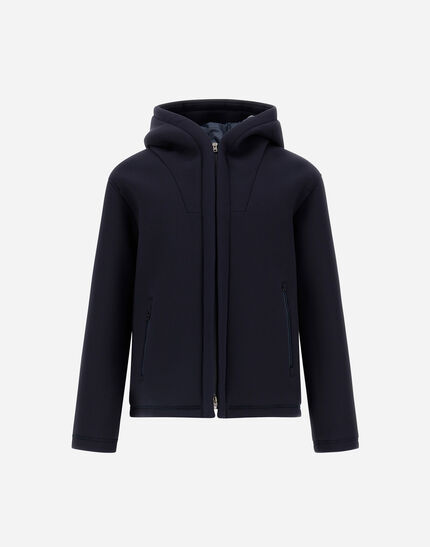 JACKET IN 3-LAYER SCUBA Dark Blue 1 JACKET IN 3-LAYER SCUBA Dark Blue
