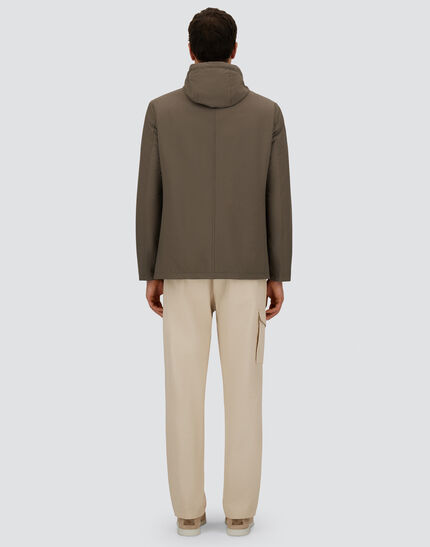 RESORT BLAZER IN NYLON COMFORT STRETCH Dark Taupe 5 RESORT BLAZER IN NYLON COMFORT STRETCH Dark Taupe