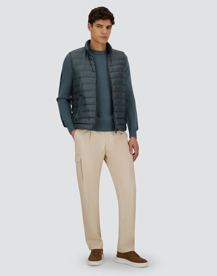 RESORT VEST IN NYLON ULTRALIGHT Midnight Teal