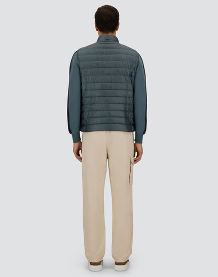 RESORT VEST IN NYLON ULTRALIGHT Midnight Teal