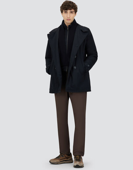 PEA COAT IN WASHINGTON Navy Blue