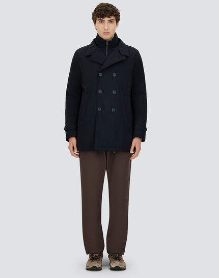 PEA COAT IN WASHINGTON Navy Blue 4 PEA COAT IN WASHINGTON Navy Blue