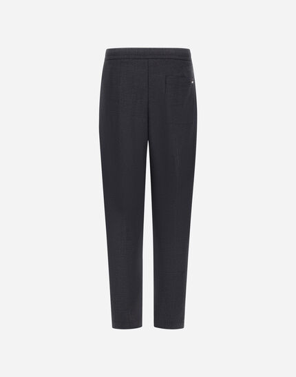 TROUSERS IN FLUID WOOL Iron 3 TROUSERS IN FLUID WOOL Iron