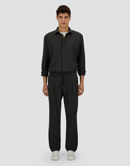 RESORT TROUSERS IN WOOL KNICKERBOCKER Iron