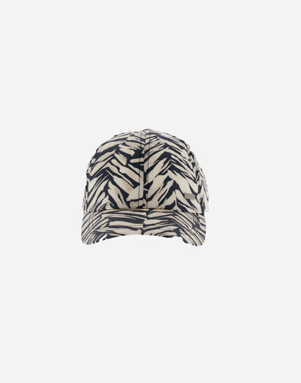 RESORT BASEBALL CAP IN NYLON SEASONAL PRINT AND TRAVEL NYLON PONENTE Teal/White 1 RESORT BASEBALL CAP IN NYLON SEASONAL PRINT AND TRAVEL NYLON PONENTE Teal/White