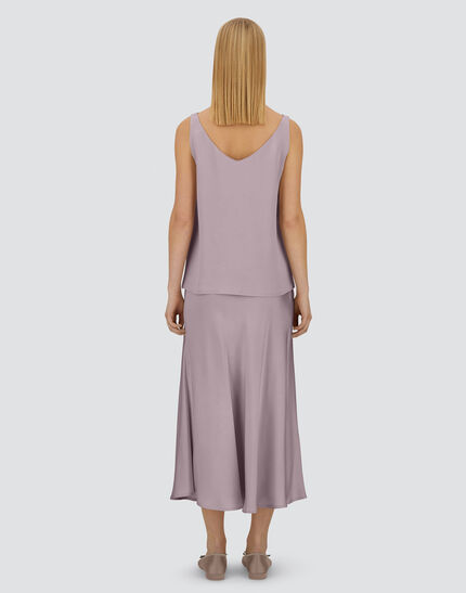 RESORT TOP IN ENVERS SATIN Light Lilla