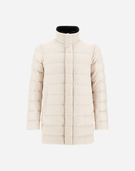 CARCOAT IN CASHMERE, SILK AND MONOGRAM Chantilly