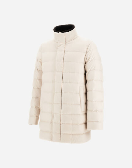 CARCOAT IN CASHMERE, SILK AND MONOGRAM Chantilly