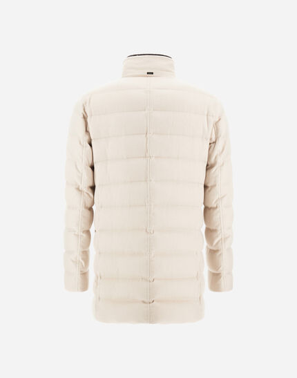 CARCOAT IN CASHMERE, SILK AND MONOGRAM Chantilly