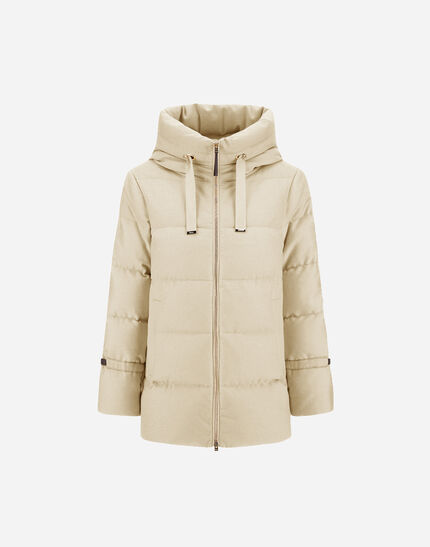 JACKET IN BI-STRETCH LUREX WOOL Natural