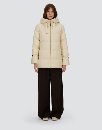 JACKET IN BI-STRETCH LUREX WOOL Natural