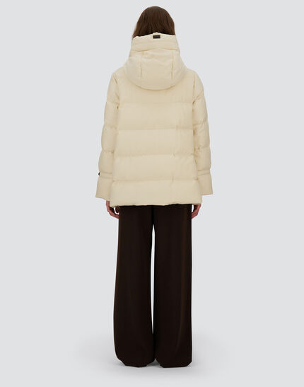 JACKET IN BI-STRETCH LUREX WOOL Natural