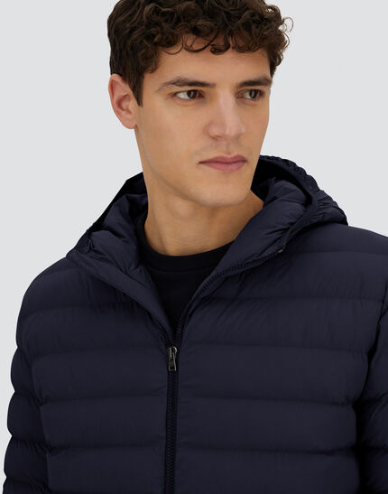 RESORT JACKET IN LIGHT STRETCH NYLON Blue