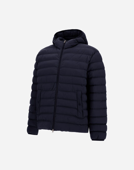 RESORT JACKET IN LIGHT STRETCH NYLON Blue