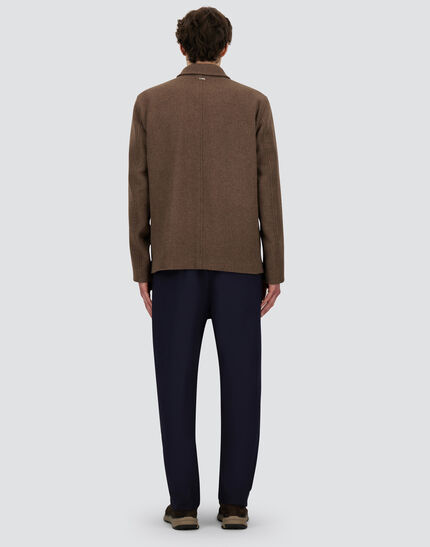 FIELD JACKET IN SOFT RECYCLED WOOL Dark Taupe 5 FIELD JACKET IN SOFT RECYCLED WOOL Dark Taupe