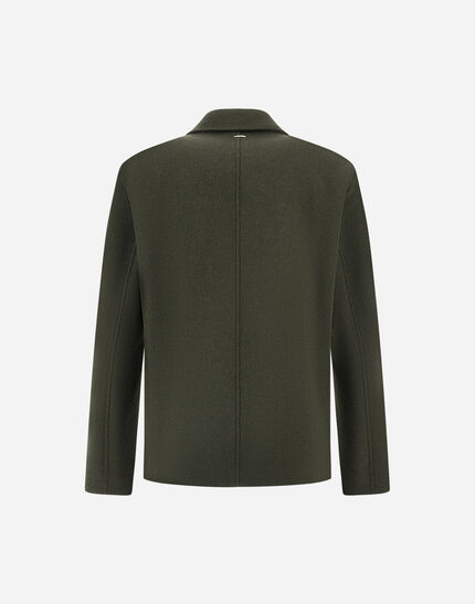FIELD JACKET IN SOFT RECYCLED WOOL Military