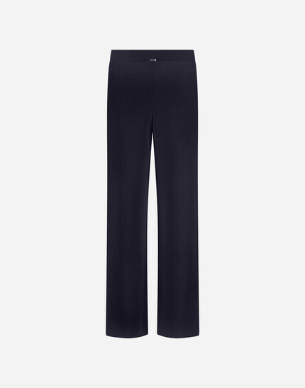 TROUSERS IN RIBBED & BRAIDED MERINO WOOL Dark Blue 7 TROUSERS IN RIBBED & BRAIDED MERINO WOOL Dark Blue
