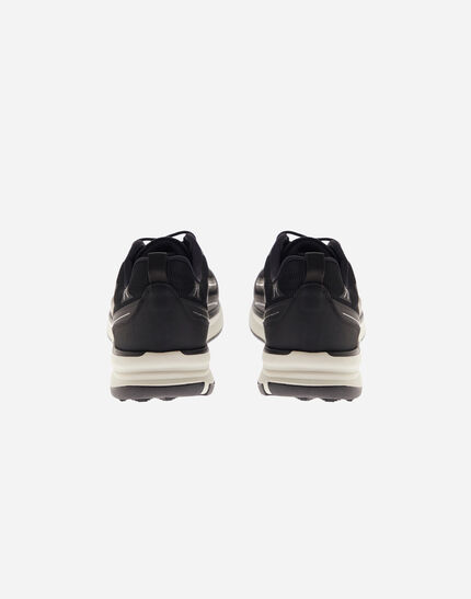 HERNO MAGGIORE TRAINERS IN SUEDE AND FLANNEL Black