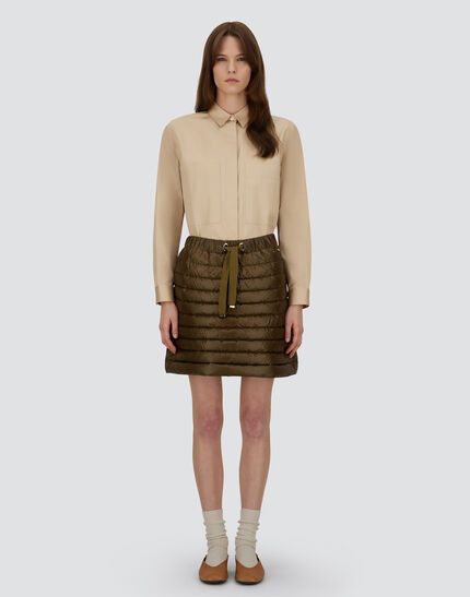 SKIRT IN NYLON ULTRALIGHT Military Green