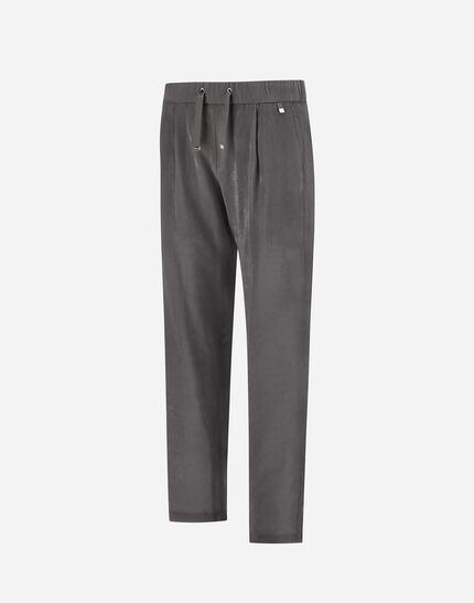 RESORT TROUSERS IN BRIGHT CORDUROY Light Grey