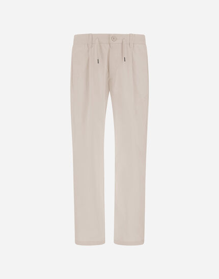 COTTON FEEL TROUSERS Chantilly