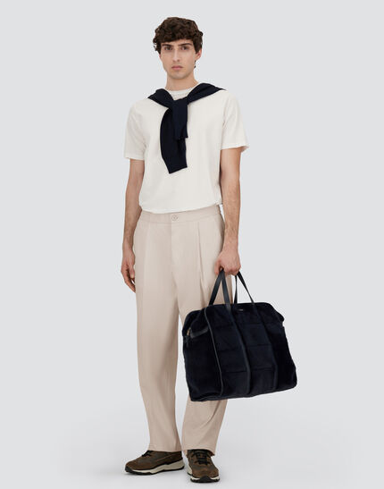COTTON FEEL TROUSERS Chantilly