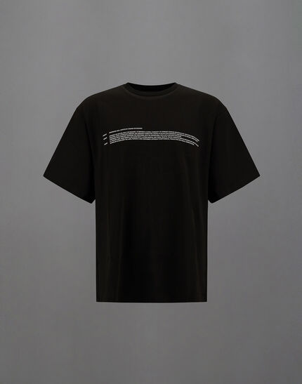 LAMINAR COMPACT JERSEY T-SHIRT Black