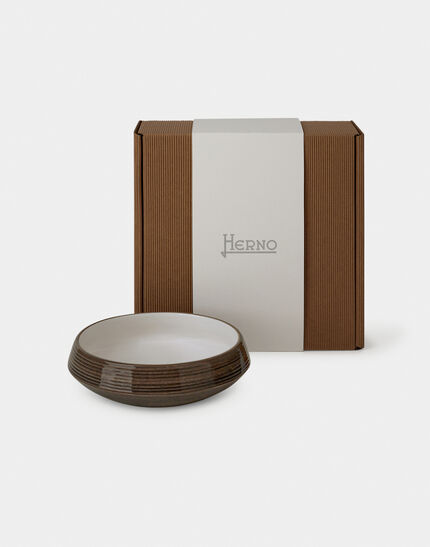 HERNO HABITA VERSATILE CERAMIC BOWL - SMALL Coffee 5 HERNO HABITA VERSATILE CERAMIC BOWL - SMALL Coffee