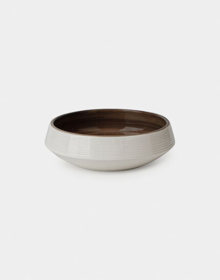 HERNO HABITA VERSATILE CERAMIC BOWL - SMALL Natural