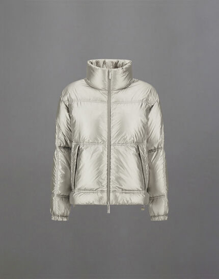 LAMINAR JACKET IN METALLIC SHIELD Silver