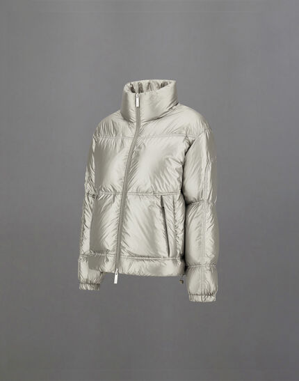 LAMINAR JACKET IN METALLIC SHIELD Silver
