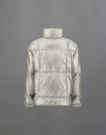 LAMINAR JACKET IN METALLIC SHIELD Silver
