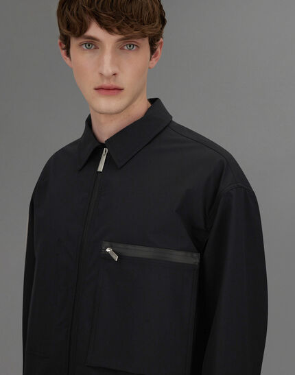 LAMINAR SHACKET IN COMFORT TECH Black 3 LAMINAR SHACKET IN COMFORT TECH Black