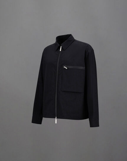 LAMINAR SHACKET IN COMFORT TECH Black 6 LAMINAR SHACKET IN COMFORT TECH Black