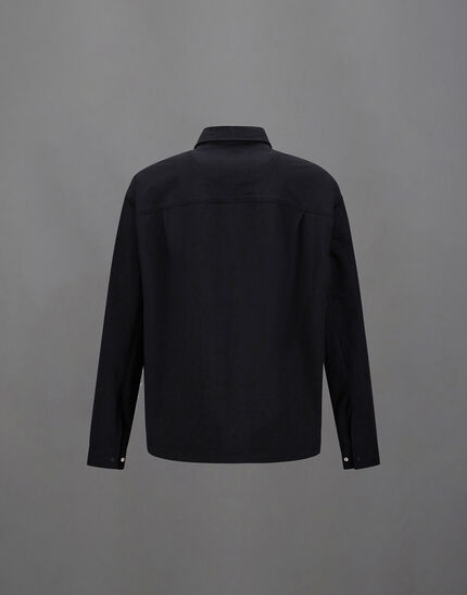 LAMINAR SHACKET IN COMFORT TECH Black 7 LAMINAR SHACKET IN COMFORT TECH Black