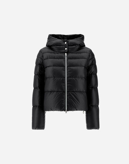 RESORT BOMBER JACKET IN NYLON ULTRALIGHT Black