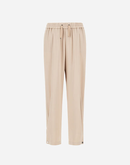 RESORT TROUSERS IN ENVERS SATIN Chantilly