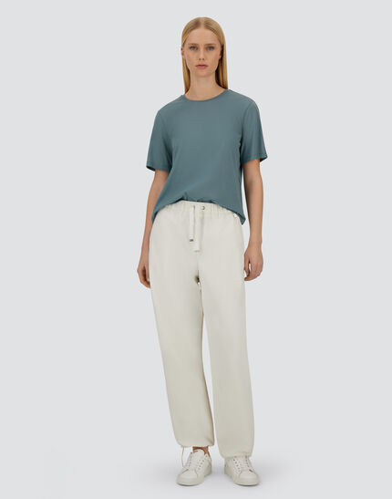 RESORT T-SHIRT IN MERCERISED COTTON JERSEY Midnight Teal