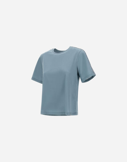 RESORT T-SHIRT IN MERCERISED COTTON JERSEY Midnight Teal