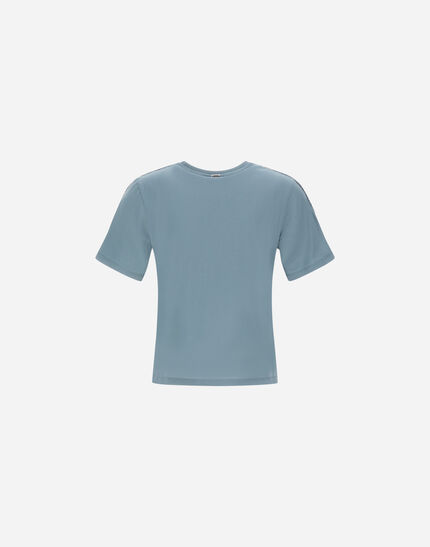 RESORT T-SHIRT IN MERCERISED COTTON JERSEY Midnight Teal