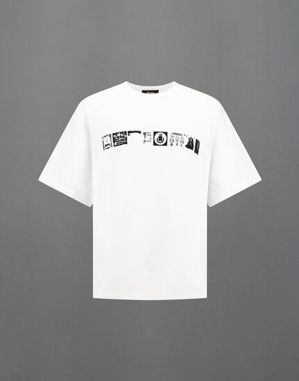 LAMINAR COMPACT JERSEY T-SHIRT White