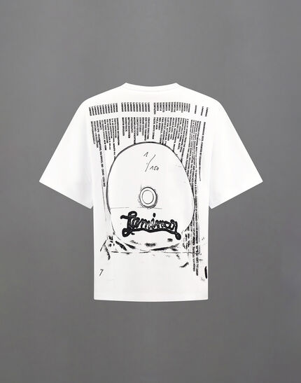 LAMINAR COMPACT JERSEY T-SHIRT White