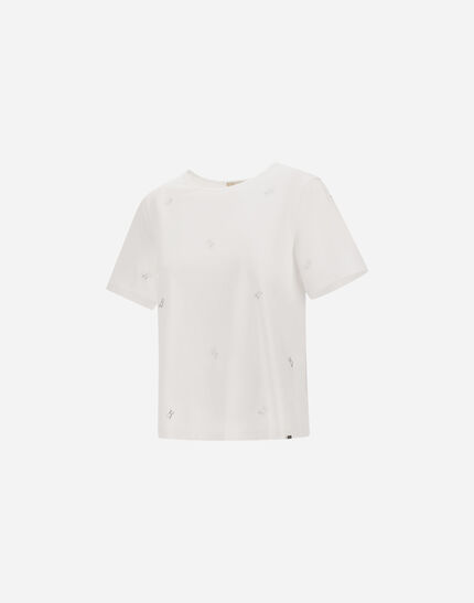 T-SHIRT IN INTERLOCK JERSEY White