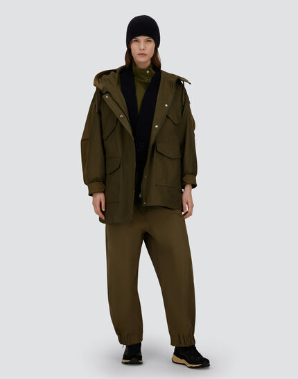 PARKA IN DELON AND KEYSTONE Light Military 2 PARKA IN DELON AND KEYSTONE Light Military