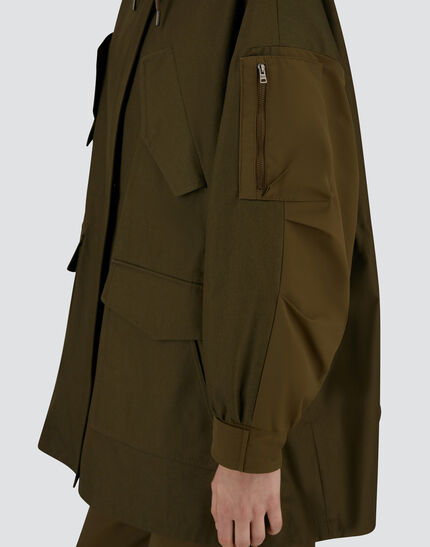 PARKA IN DELON AND KEYSTONE Light Military 3 PARKA IN DELON AND KEYSTONE Light Military