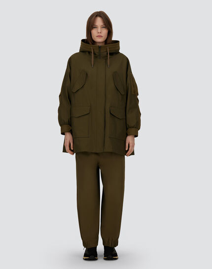 PARKA IN DELON AND KEYSTONE Light Military 4 PARKA IN DELON AND KEYSTONE Light Military