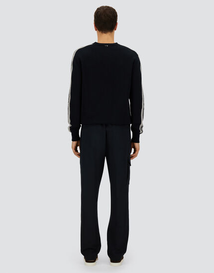 RESORT CARGO TROUSERS IN PURE COTTON Navy Blue 5 RESORT CARGO TROUSERS IN PURE COTTON Navy Blue